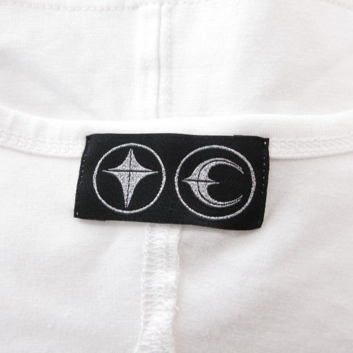 サグクラブ THUG CLUB タンクトップ 1 クルーネック モチーフ 白