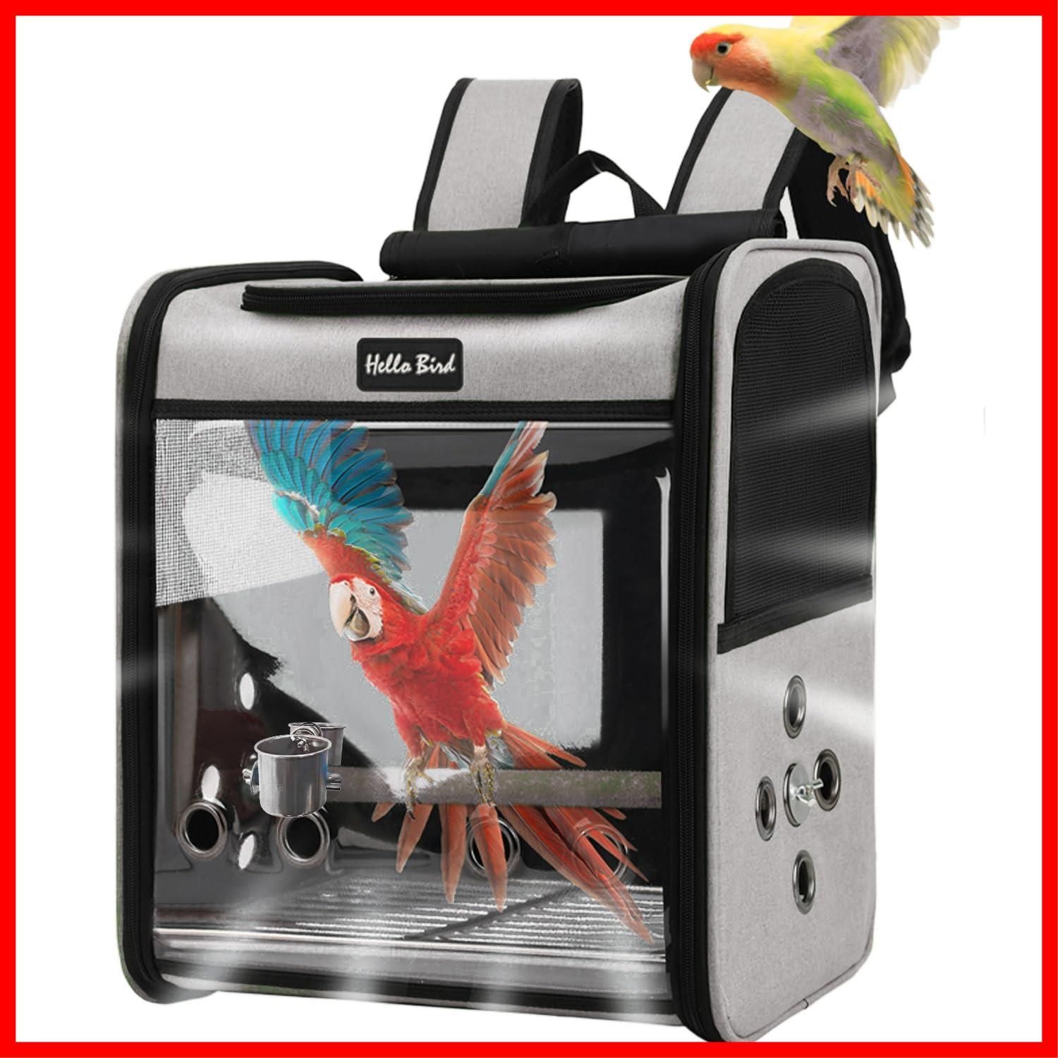 即発送】インコ キャリーバッグ キャリーリュック 鳥用 鳥用 お散歩