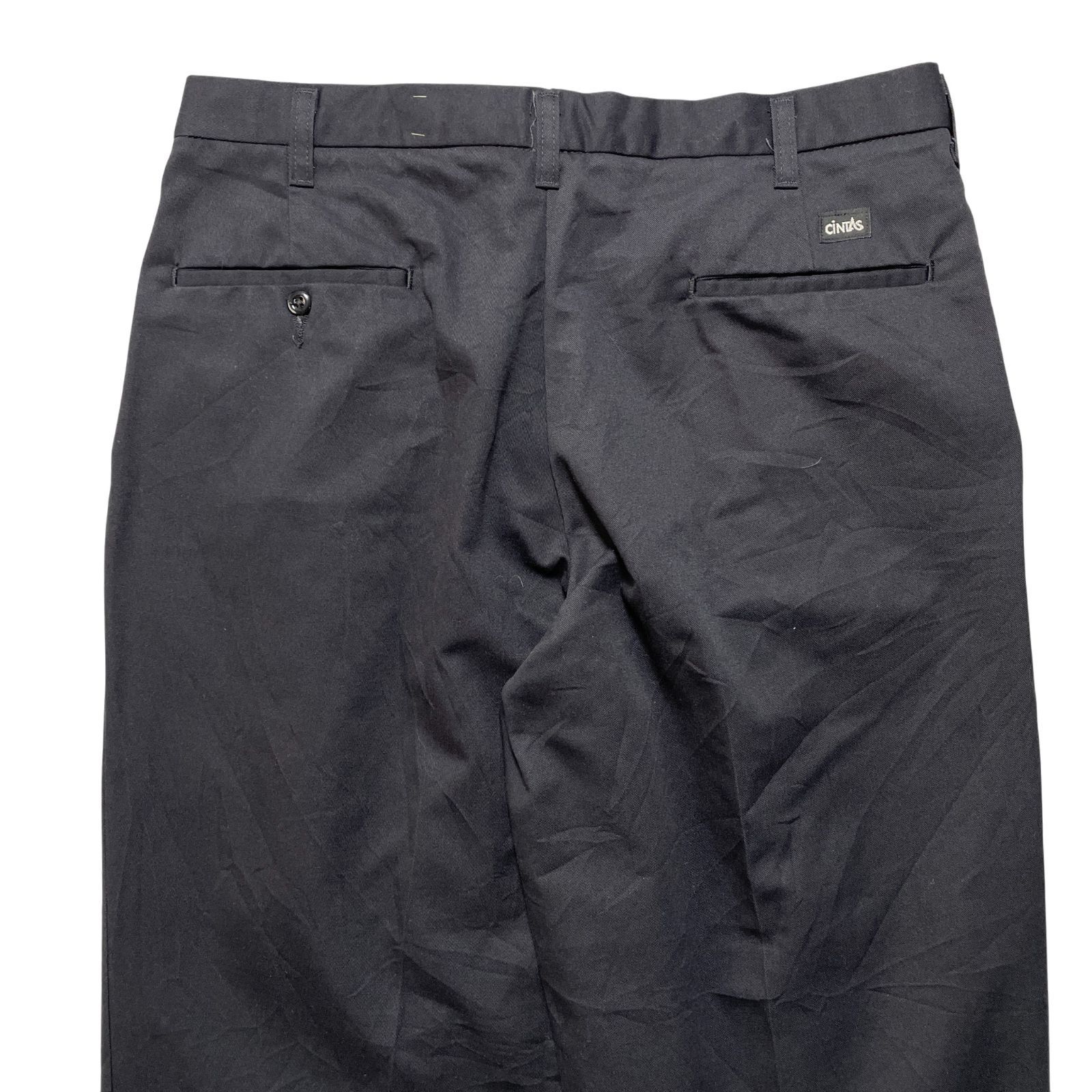 USA 古着 CINTAS シンタス コットン/ポリ 2タック ワークパンツ