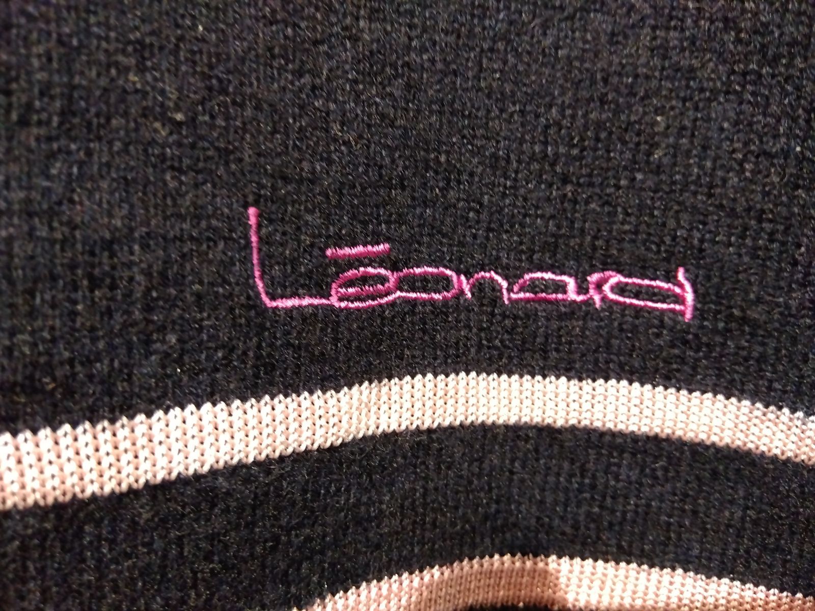 M08LEONARDレオナールカーディガン Lサイズ カシミヤシルク 華やか