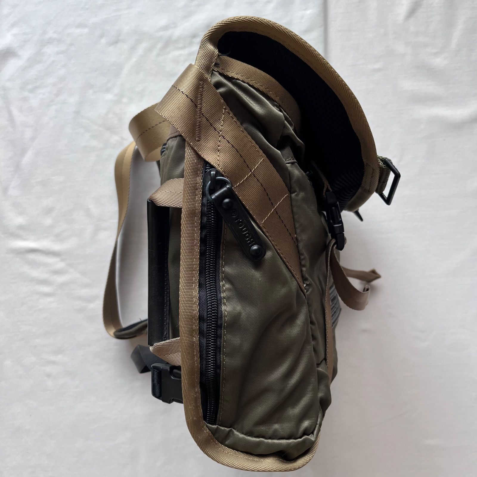tough jeansmith タフジーンズ　ミリタリーショルダーバッグ　大容量 TOUGH jeansmith タフ ショルダーバッグ00s 10s ミリタリー - メルカリ