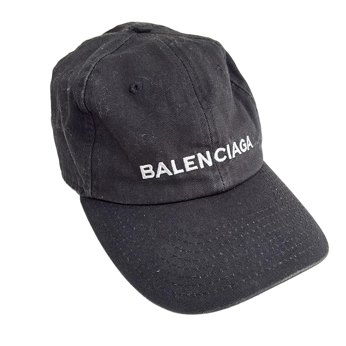 BALENCIAGA(バレンシアガ) キャップ - 黒 コットン - メルカリ