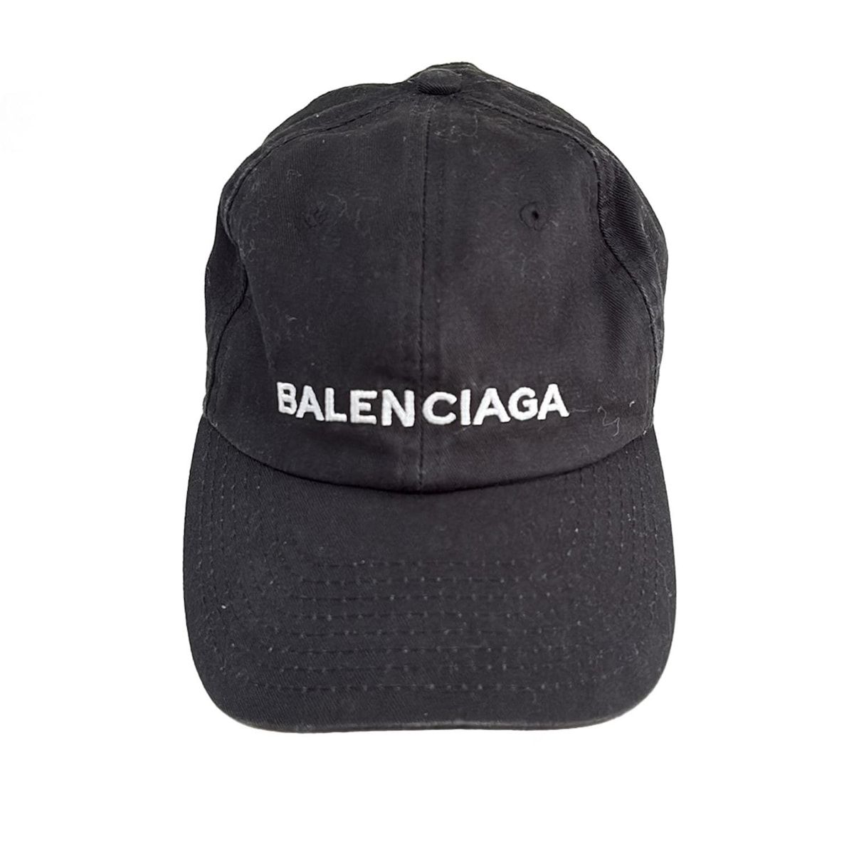 BALENCIAGA(バレンシアガ) キャップ - 黒 コットン - メルカリ