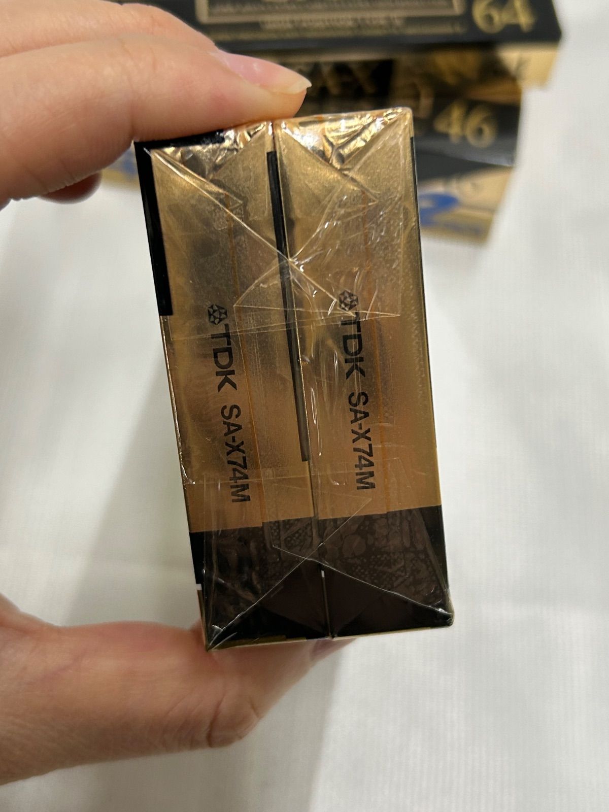 11702 新品未開封 レア 当時物 TDK カセットテープ SA-X 46/64/74 5本