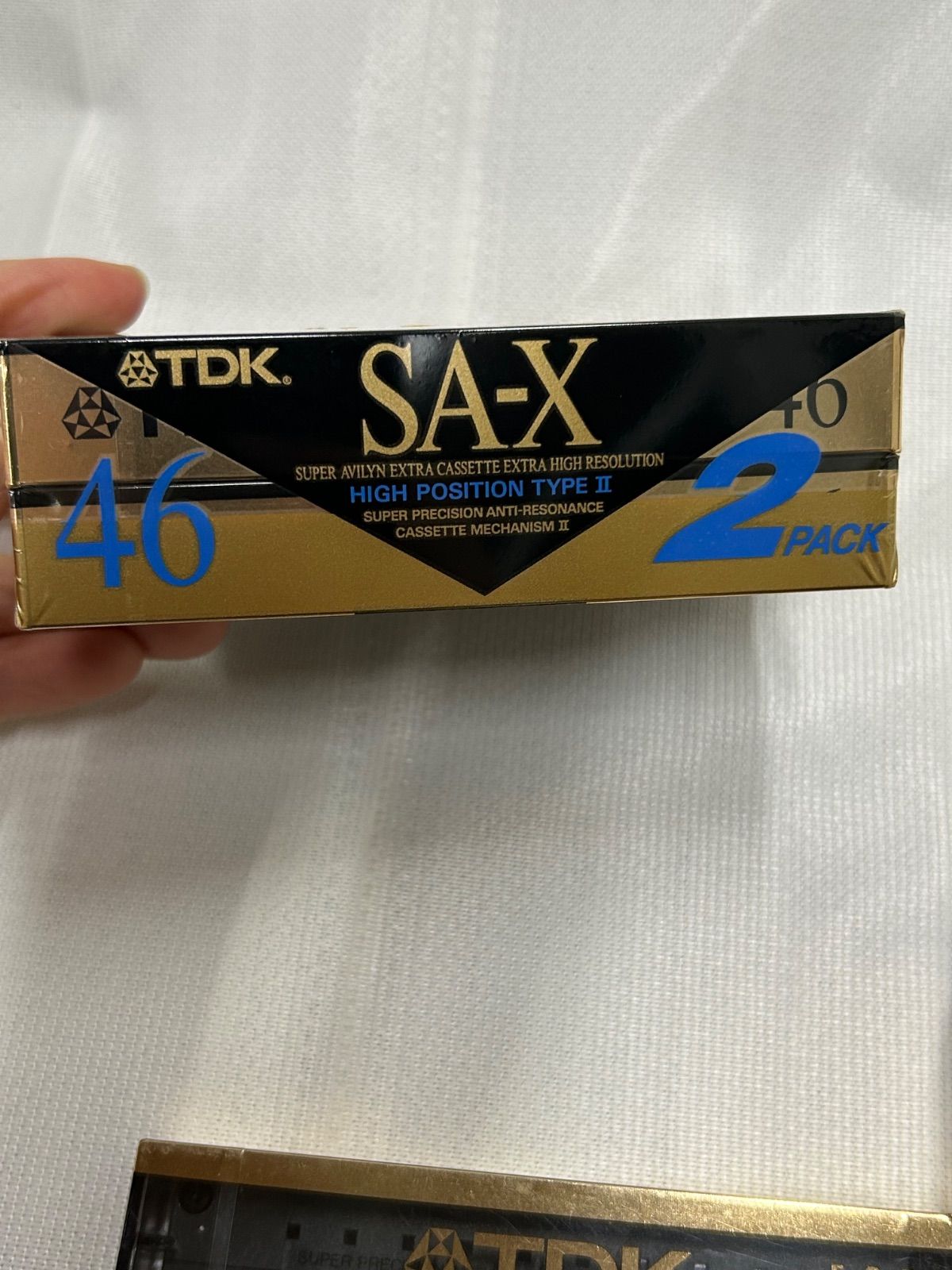 TDK/SA-X 46/未使用カセットテープ/ハイポジ/7本 11702 新品未開封 レア 当時物 TDK カセットテープ SA-X 46/64/74 5本