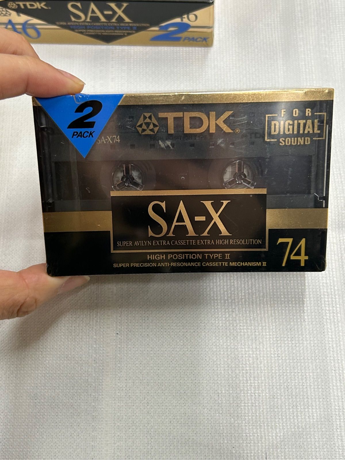 11702 新品未開封 レア 当時物 TDK カセットテープ SA-X 46/64/74 5本