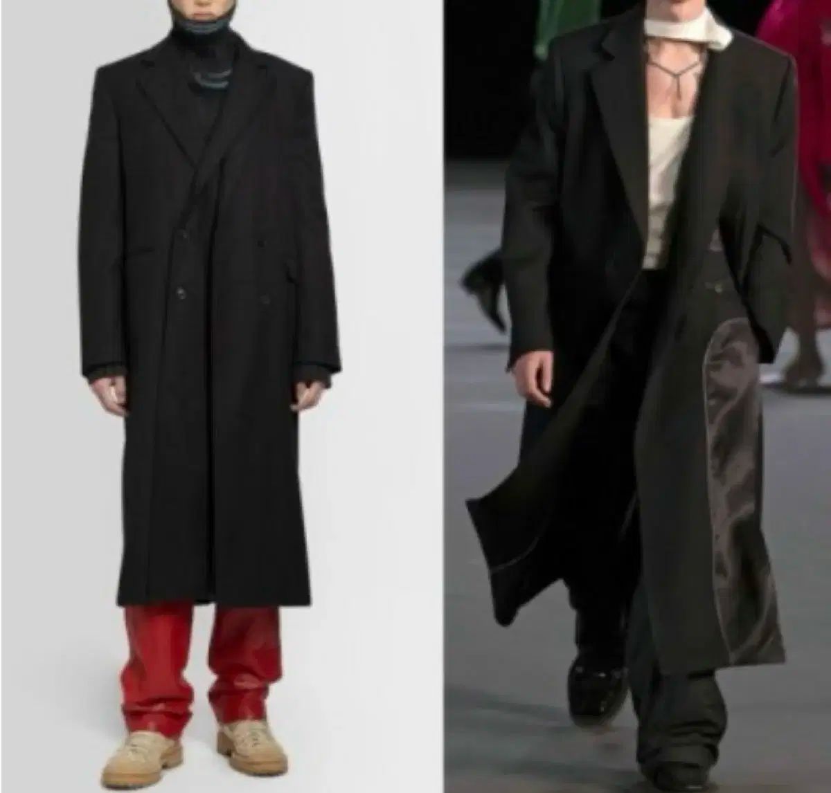 y/project ロングコート ワイプロジェクト Y/Project ワイプロジェクト 21AW Contraband Coat ロングコート