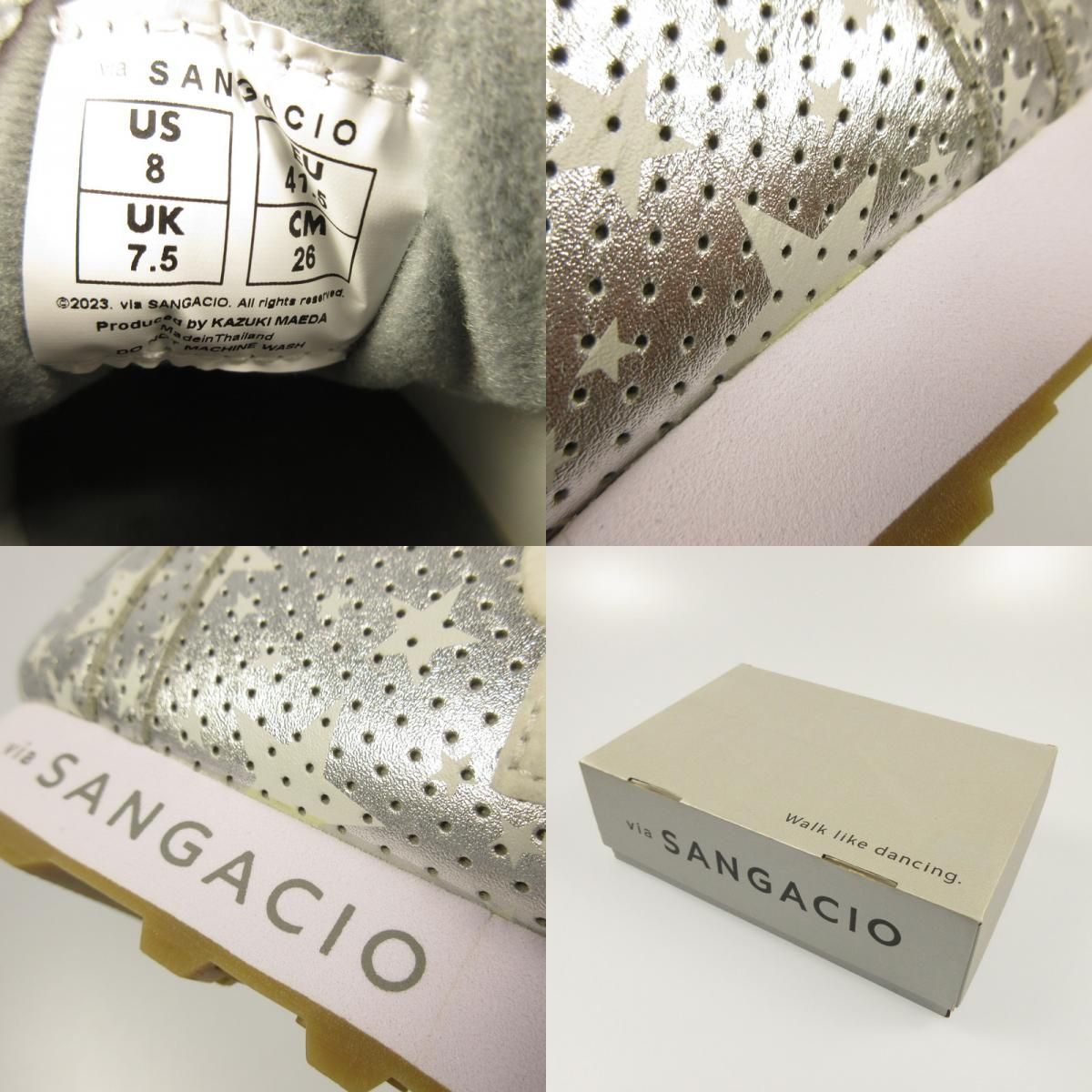 姫路東店】 中古 Sangacio | サンガッチョ スニーカー MOM SILVER STAR