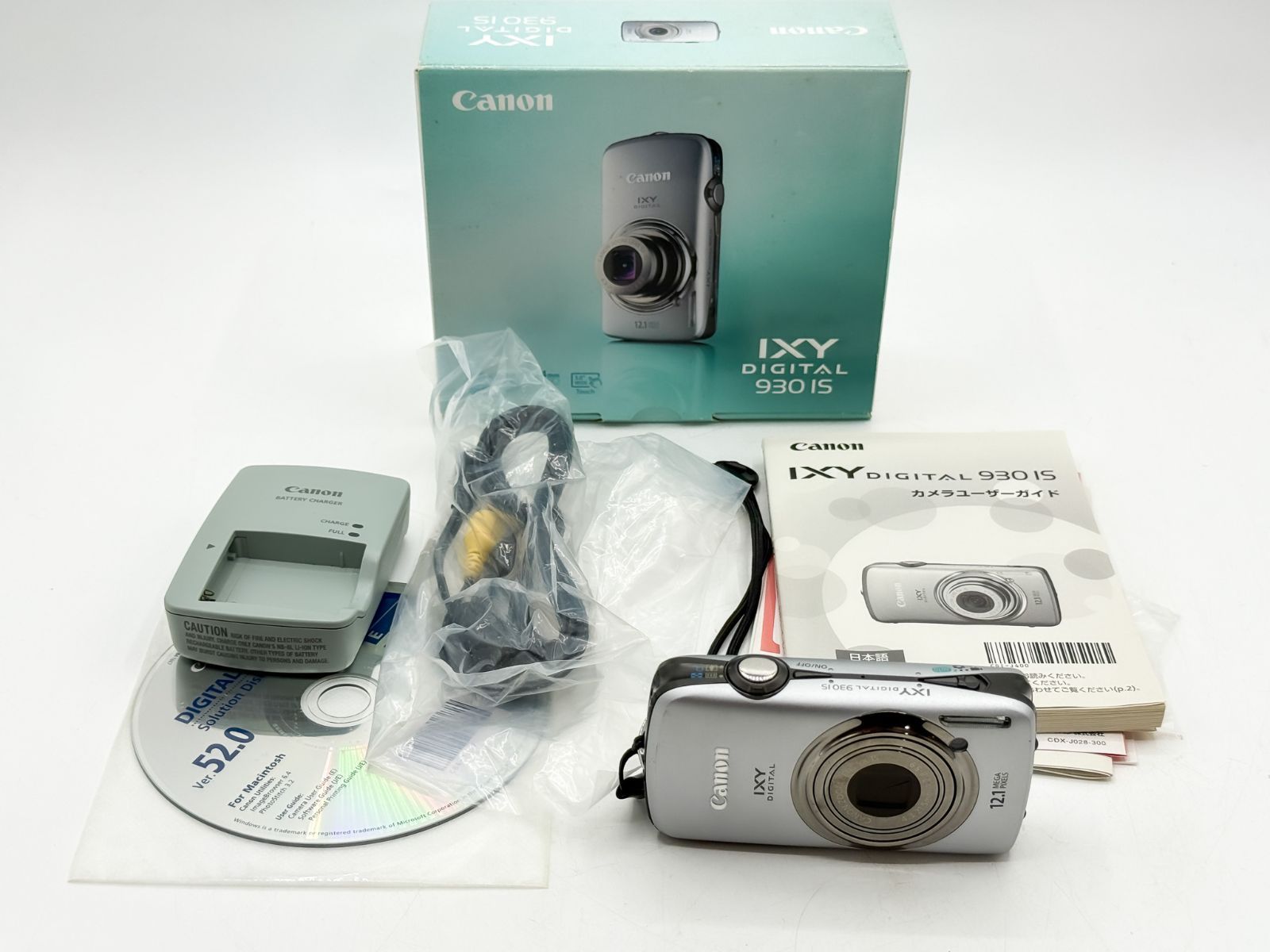 Canon IXY930IS/デジカメ/シルバー/動作確認済/レトロコンデジ CANON IXY DIGITAL 930 IS フルセット 動作確認済み デジカメ - メルカリ