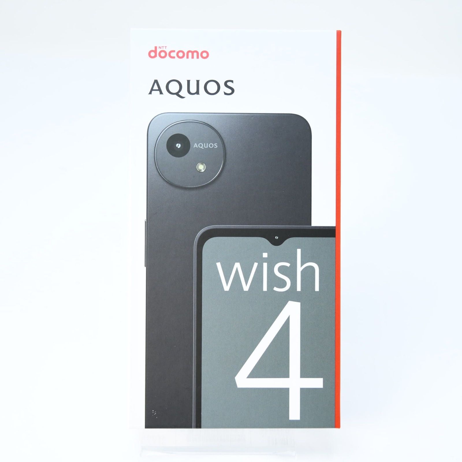 液晶美品＊電池良好】docmo SIMフリー AQUOS wish4 SH-52E ブラック