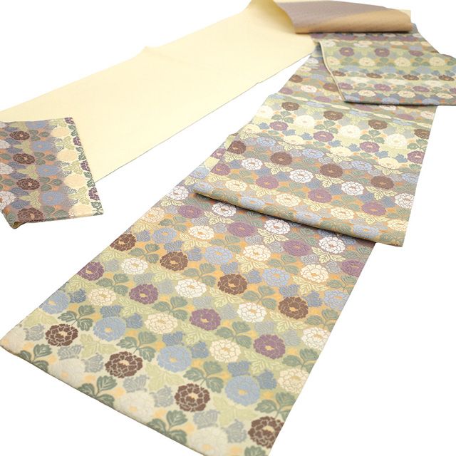 新品未使用　正絹　袋帯　西陣　【金華山唐織】 新古品】 袋帯 未使用 フォーマル 唐織 正絹 京都 西陣 五十嵐織物