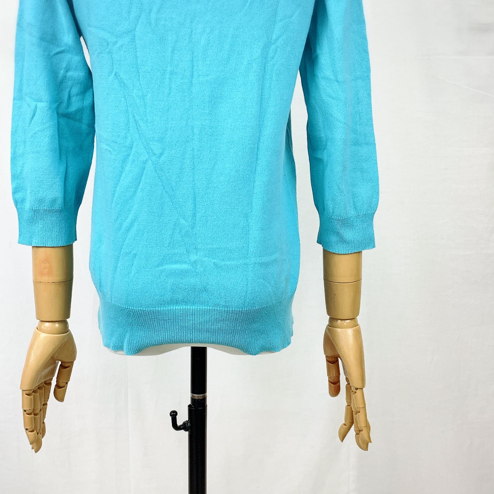 ZARA（ザラ） 水色 カーディガン 七分袖 ライトブルー Mサイズ  