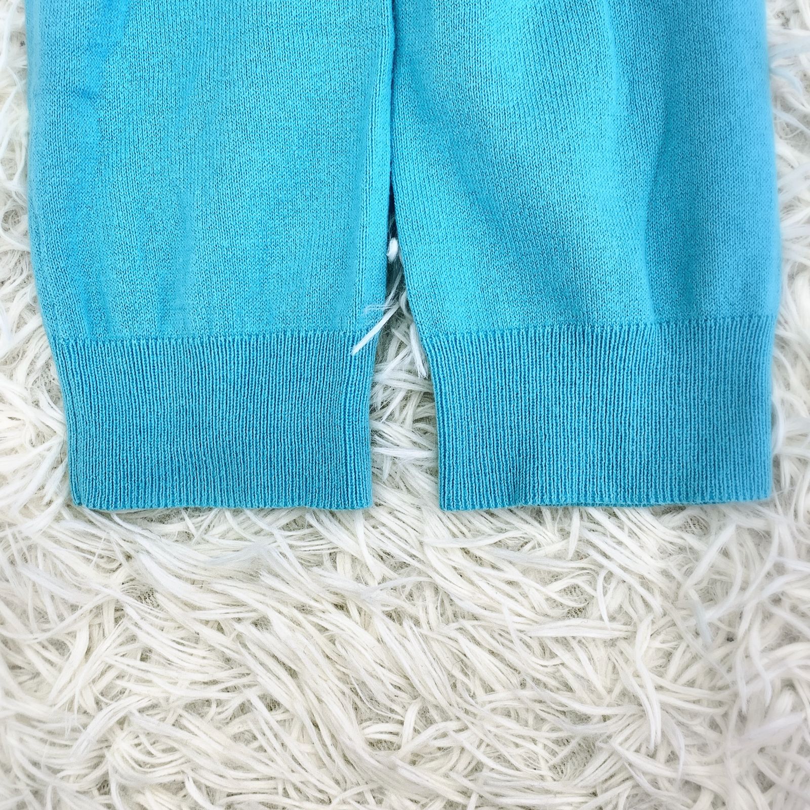 ZARA（ザラ） 水色 カーディガン 七分袖 ライトブルー Mサイズ  