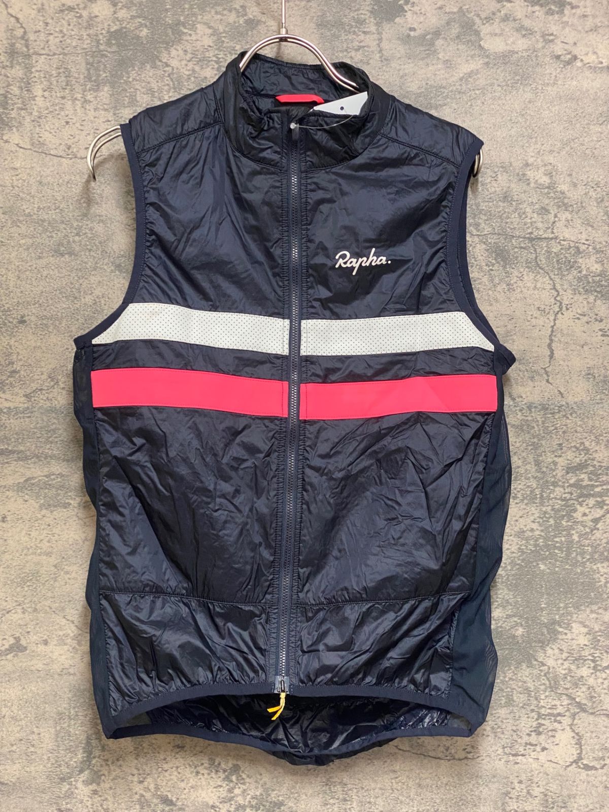 JP292 ラファ Rapha BREVET REFLECTIVE GILET ジレ サイクルベスト 黒