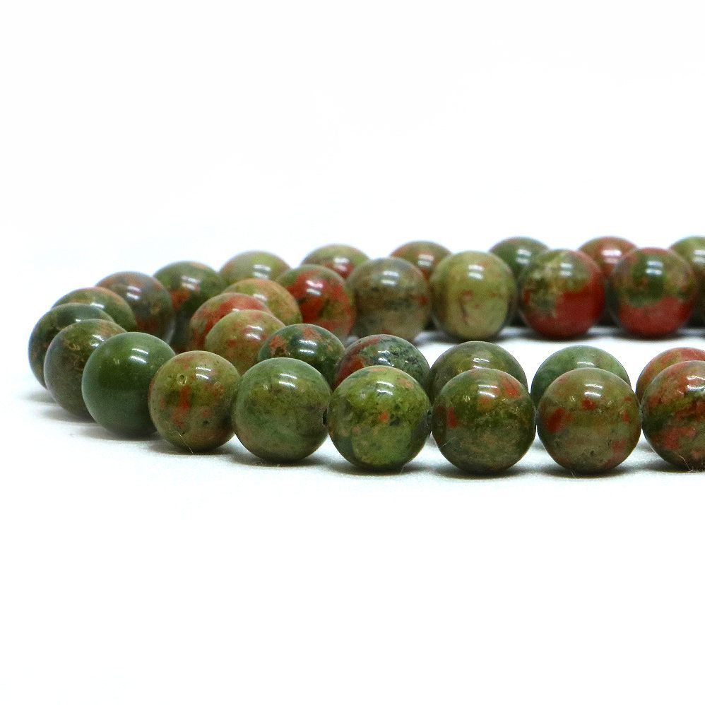 ユナカイト【丸玉】8mm 数珠 天然石 ブレスレット パワーストーン