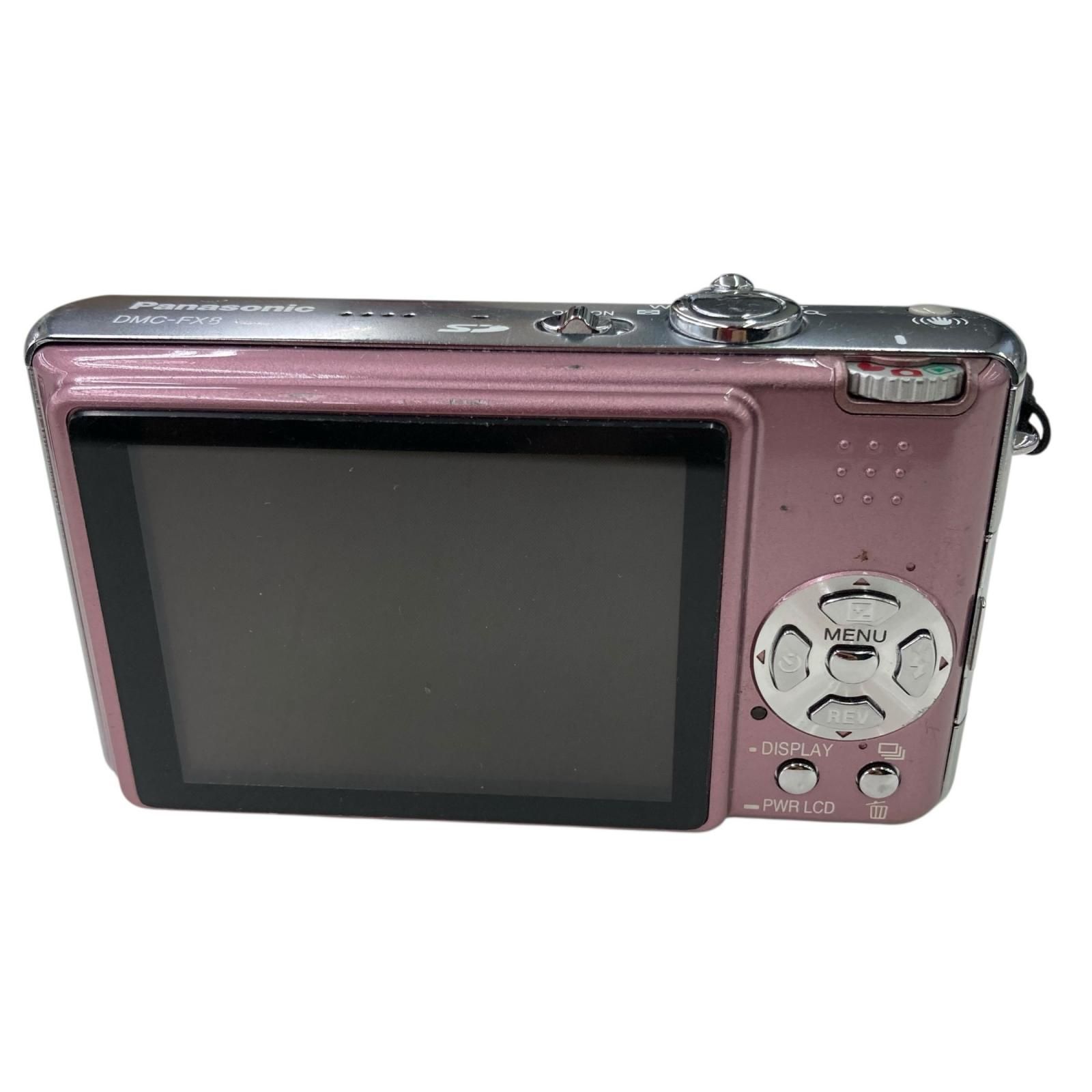 186000 動作未確認 Panasonic パナソニック LUMIX DMC-FX80 ピンク