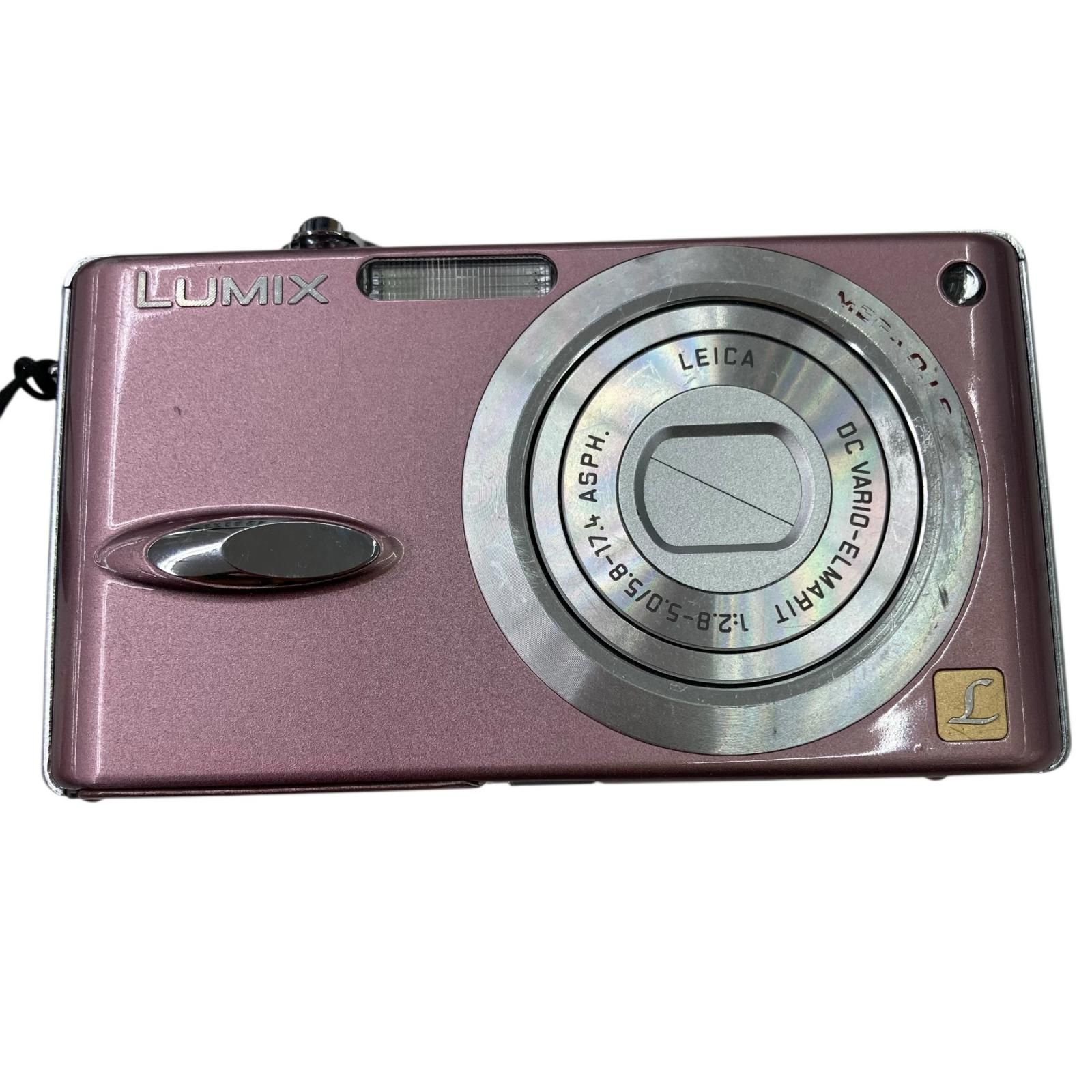 186000 動作未確認 Panasonic パナソニック LUMIX DMC-FX80 ピンク