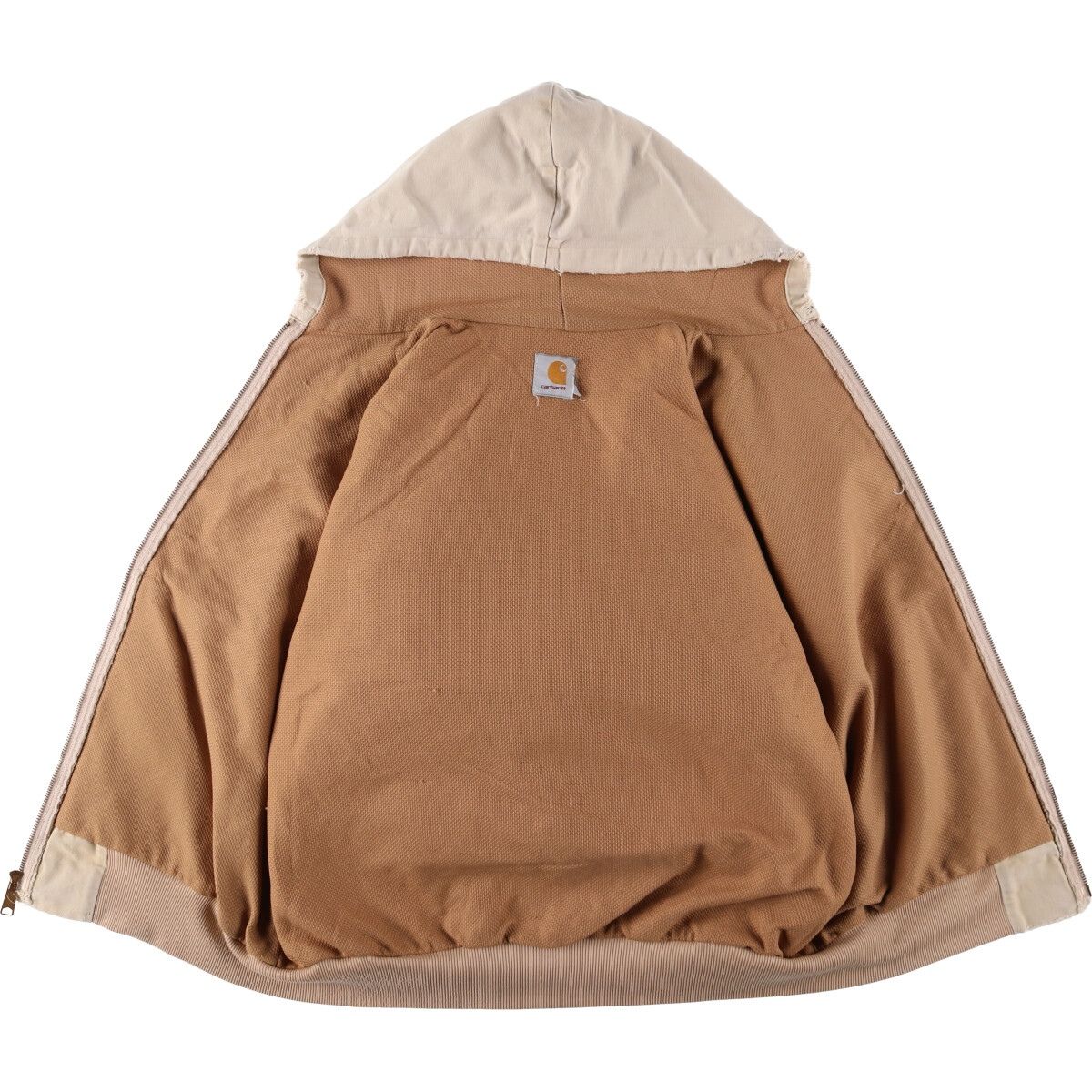 古着 カーハート Carhartt アクティブジャケット ダックフルジップ
