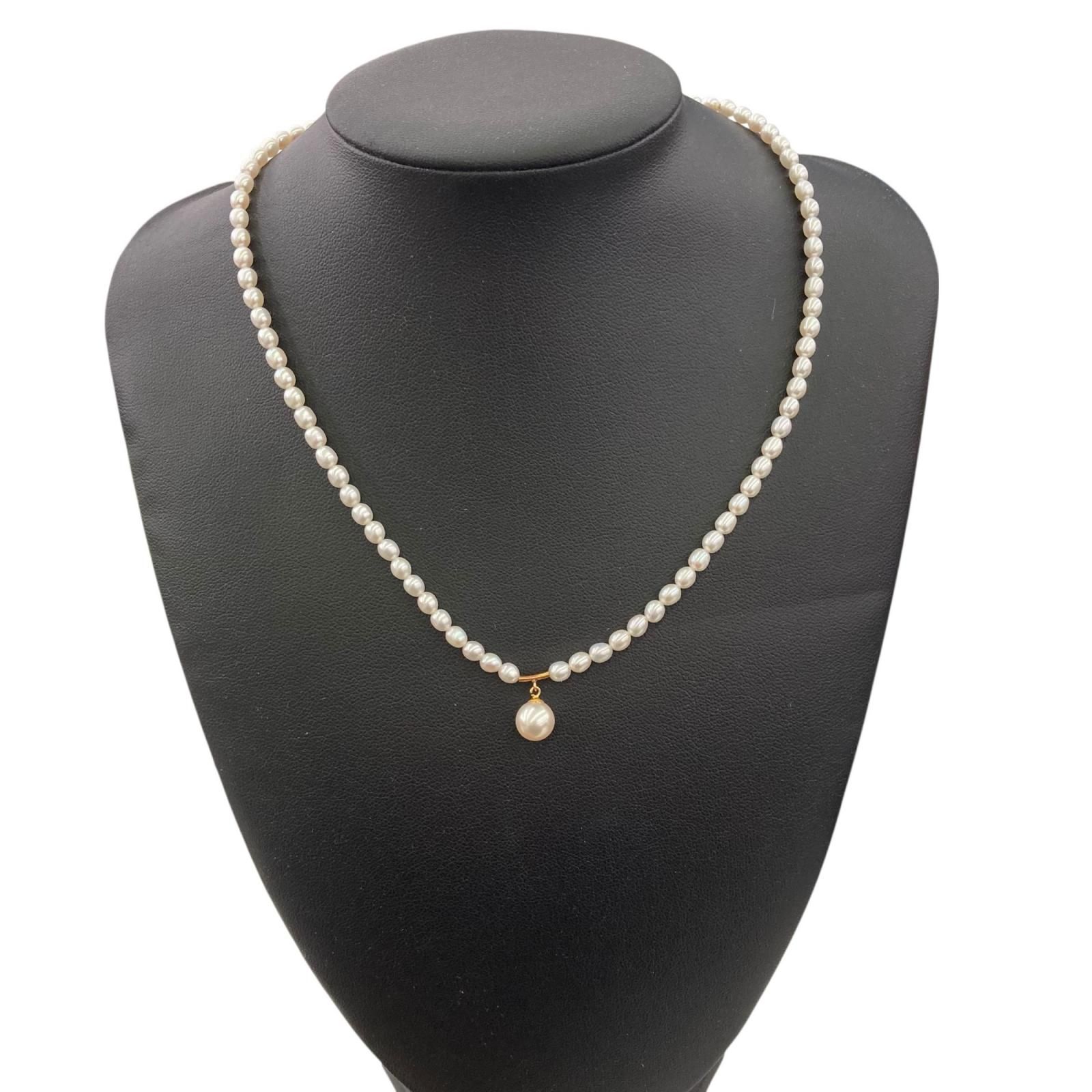 田崎真珠 K18 パールネックレス 40cm 田崎真珠 K18 パールネックレス 40cm 田崎真珠 K18 パールネックレス