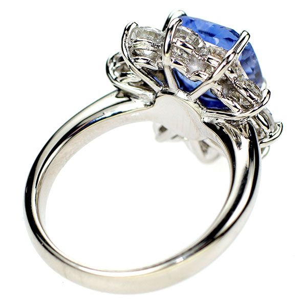 鑑定書PT900スリランカ産1.28ct天然パパラチャサファイアリング12.5号 鑑定書PT900スリランカ産1.28ct天然パパラチャサファイアリング12.5号