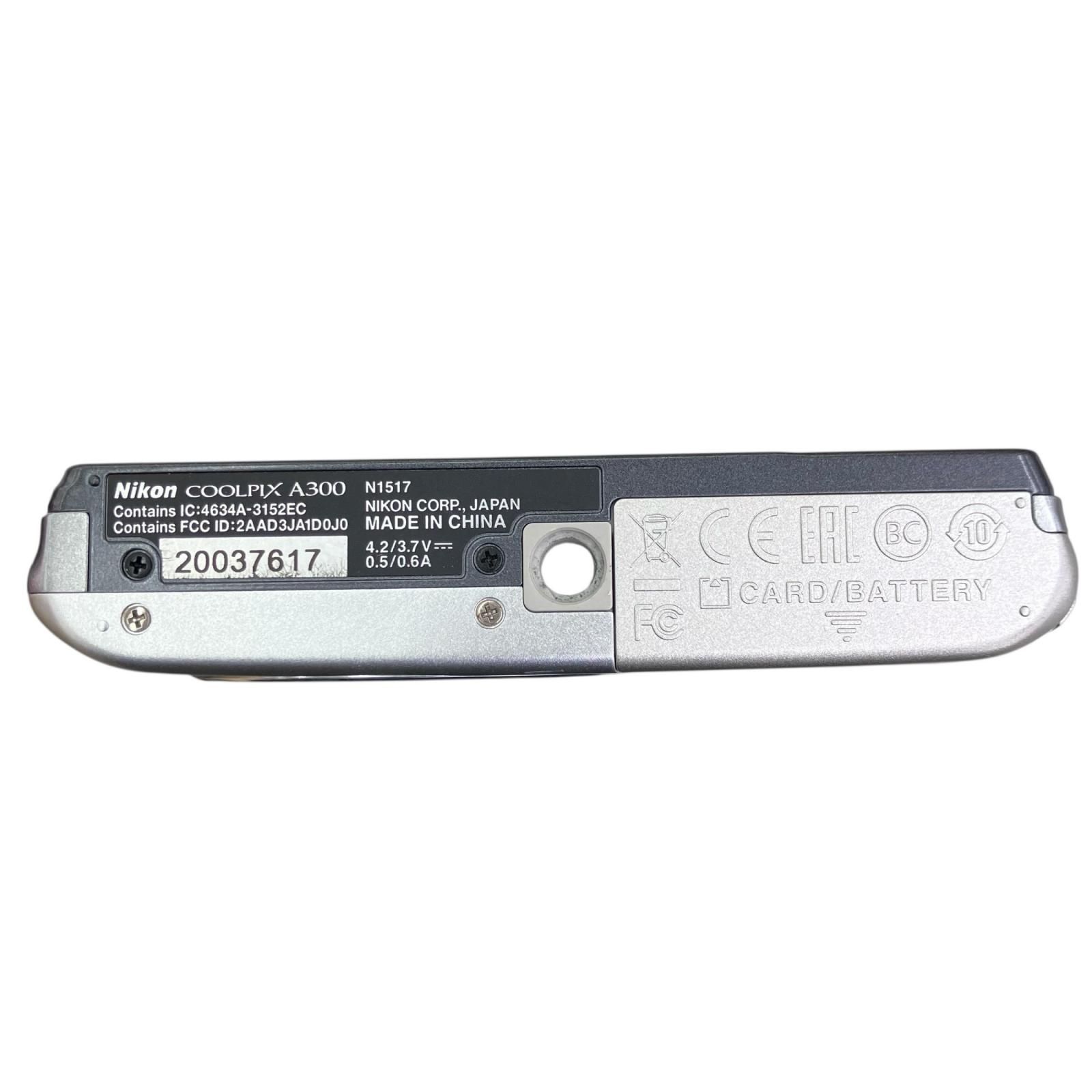 186000 ジャンク品 Nikon ニコン COOLPIX A300 シルバー - メルカリ