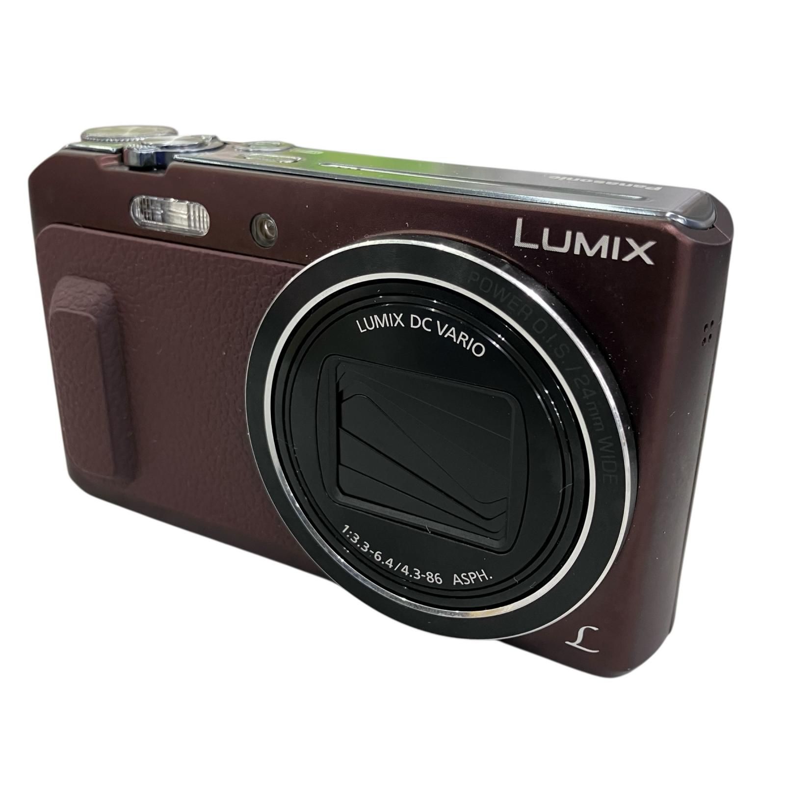 Panasonic LUMIX TZ57 ブラウン デジカメ ウインクシャッター