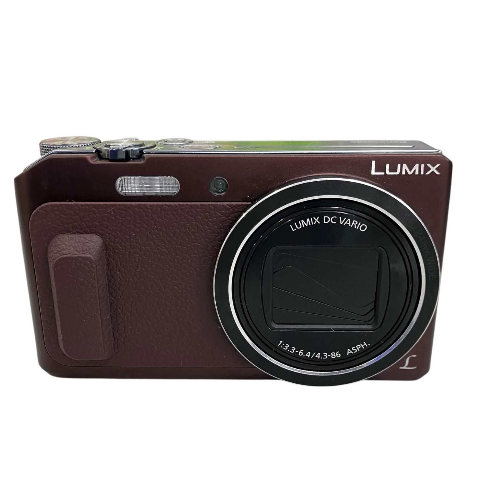 186000 ジャンク品 Panasonic パナソニック LUMIX DMC-TZ57 ブラウン