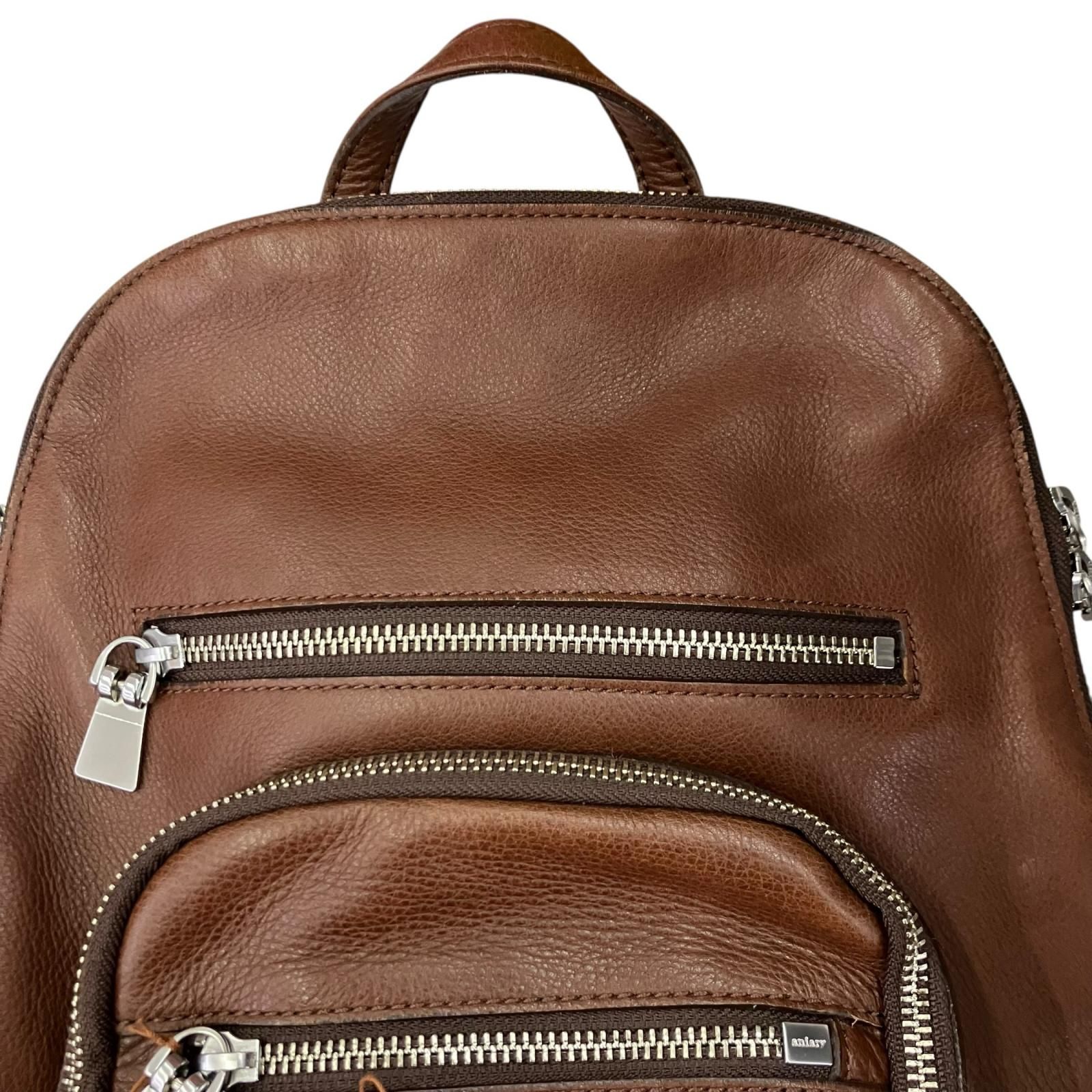186000 aniary アニアリ 美品 タグ付き レザー リュック Knapsack 定価 