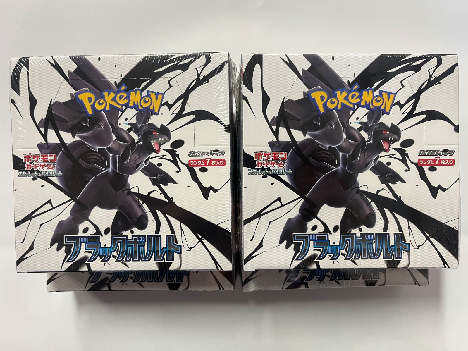 ブラックボルト ポケモンカード 新品未開封 シュリンク付き 4BOXセット