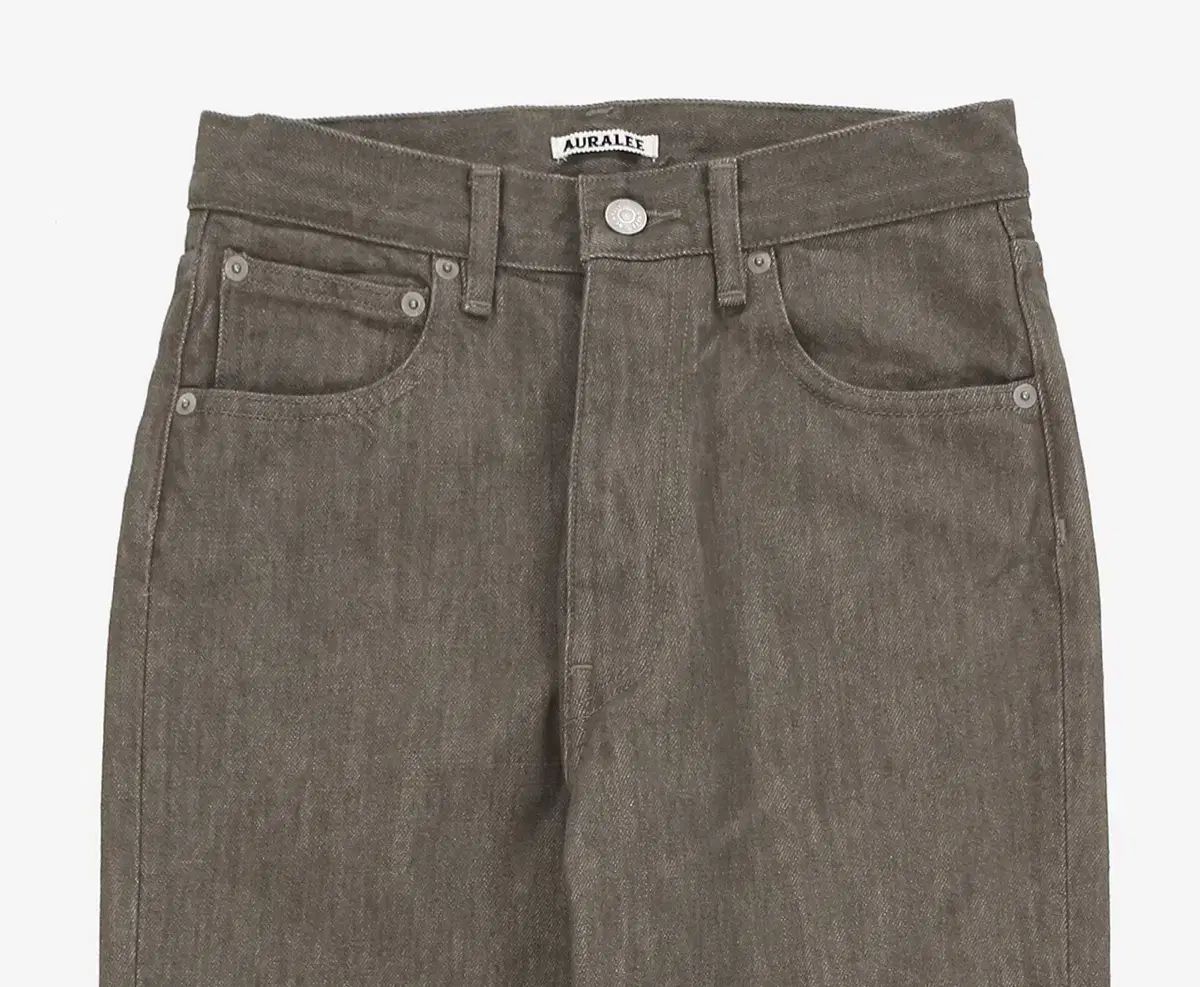 オーラリー HARD TWIST DENIM 5P PANTS ブラウン 25 オーラリー HARD TWIST DENIM 5P - ブラウン (25サイズ) AURALEE HARD