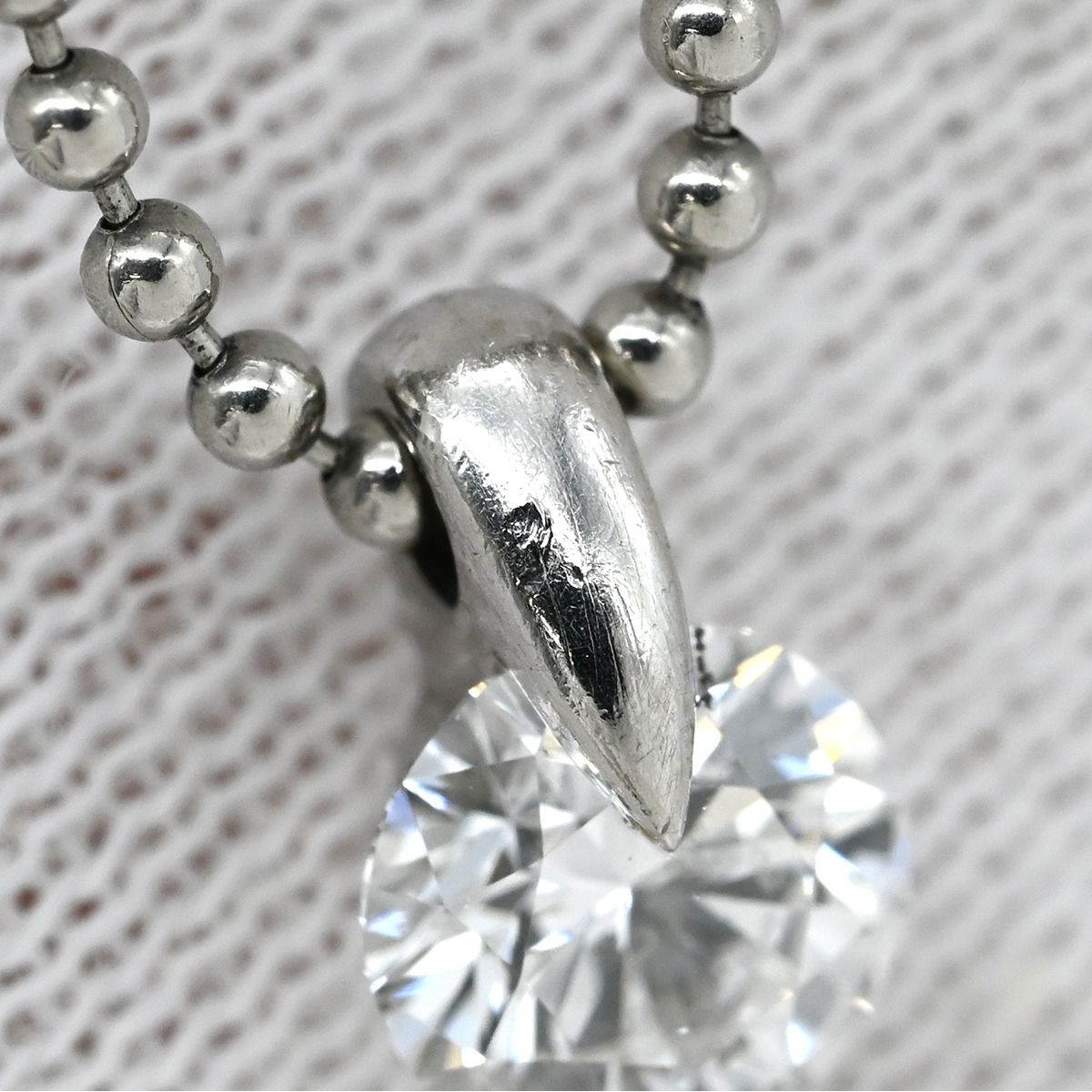 ネックレス ダイヤ ペンダント Pt900 ダイヤモンド Pt850(チェーン