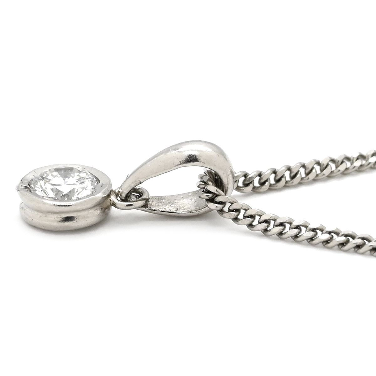 ネックレス ダイヤ ペンダント Pt900 ダイヤモンド Pt850(チェーン  