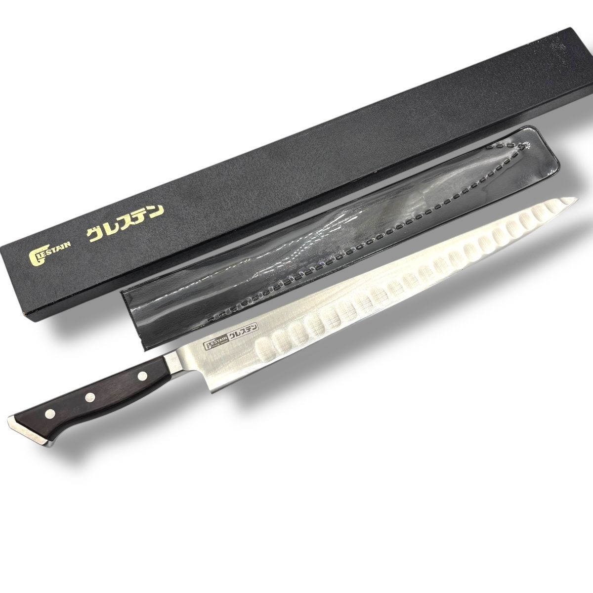 え沖】 GLESTAIN グレステン 筋引き 包丁 刃長さ約36cm 全長約50cm