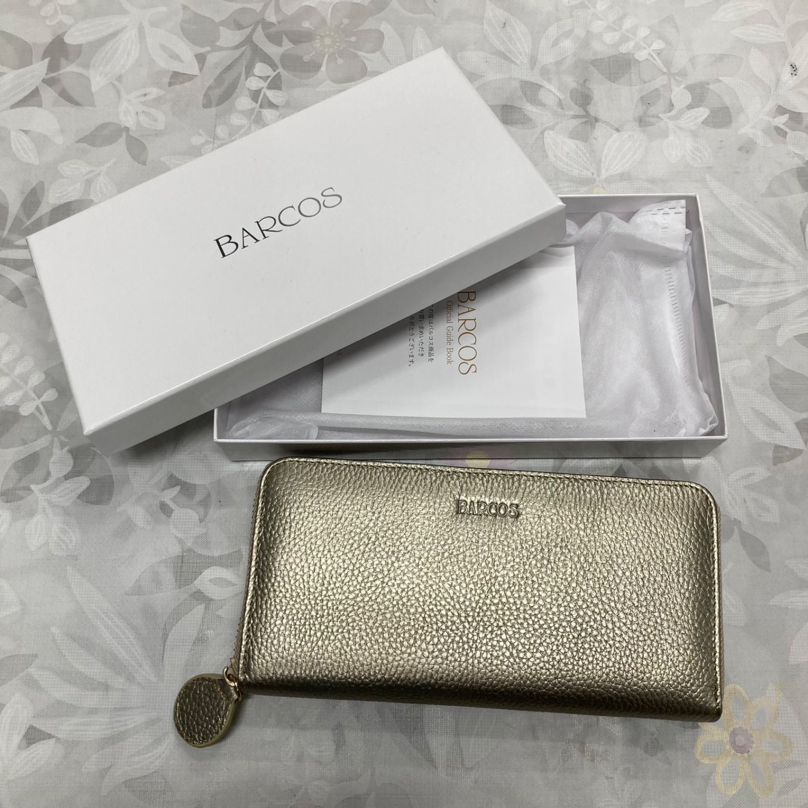 新品未使用 BARCOS バルコス 長財布 ラウンドファスナー レザー 