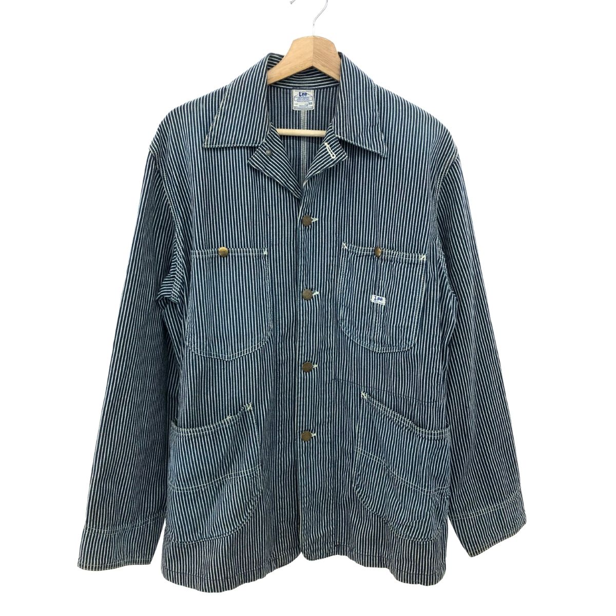 Lee リー カバーオールジャケット サイズ:38 91-J復刻/2412 ブルー