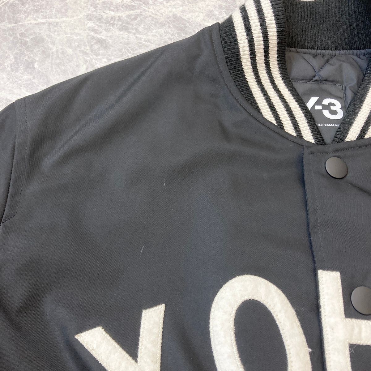 Y-3 ワイスリー ヨウジ レター ボンバージャケット U YOHJI LETTERS