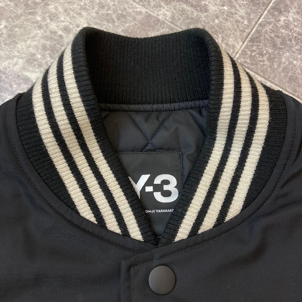 Y-3 ワイスリー ヨウジ レター ボンバージャケット U YOHJI LETTERS