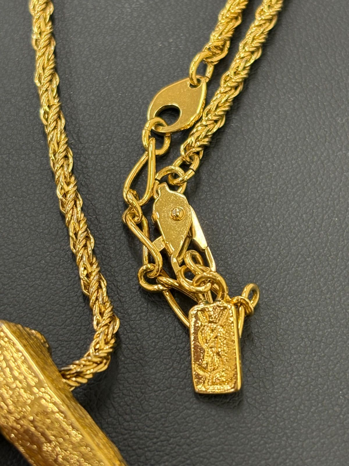 YSL イヴサンローラン アンティーク ラインストーン ネックレス - メルカリ