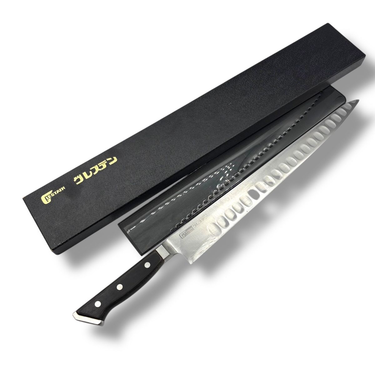 え沖】 購入 GLESTAIN グレステン Tタイプ ナイフ 包丁 牛刀 刃長さ約