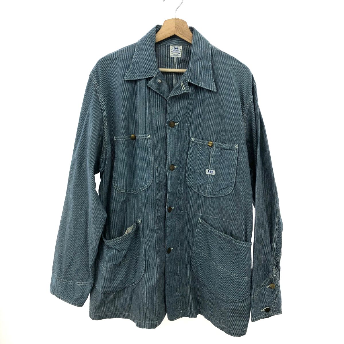 復刻 Lee リー 91-J ハウスタグ デニムカバーオール 40 LEE 91-J 復刻