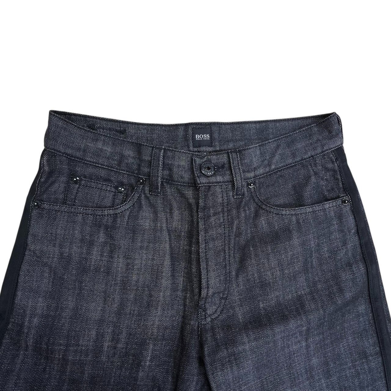 HUGO BOSS ヒューゴボス デニム ジーンズ ストレート ブラック W31/34 