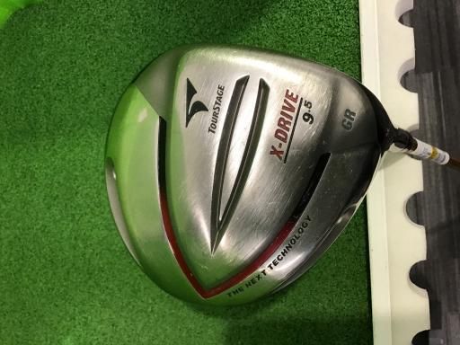 安い，新作登場 【中古】 ブリヂストン TOURSTAGE X-DRIVE GR  9.5° ドライバー DR 純正特注シャフト (フレックスX) メンズ 男性用 右利き 右用 Dランク ゴルフクラブ ドライバー