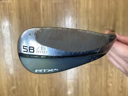 【】 クリーブランド Cleveland RTX-4 ツアーサテン 58°/09° MID ウェッジ WG Dynamic Gold (フレックスS) メンズ 男性用 右利き 右用 Dランク ゴルフクラブ