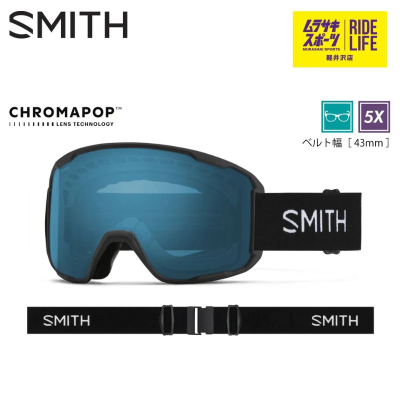 SMITH スミス スノーボード ゴーグル Preview プレビュー Black