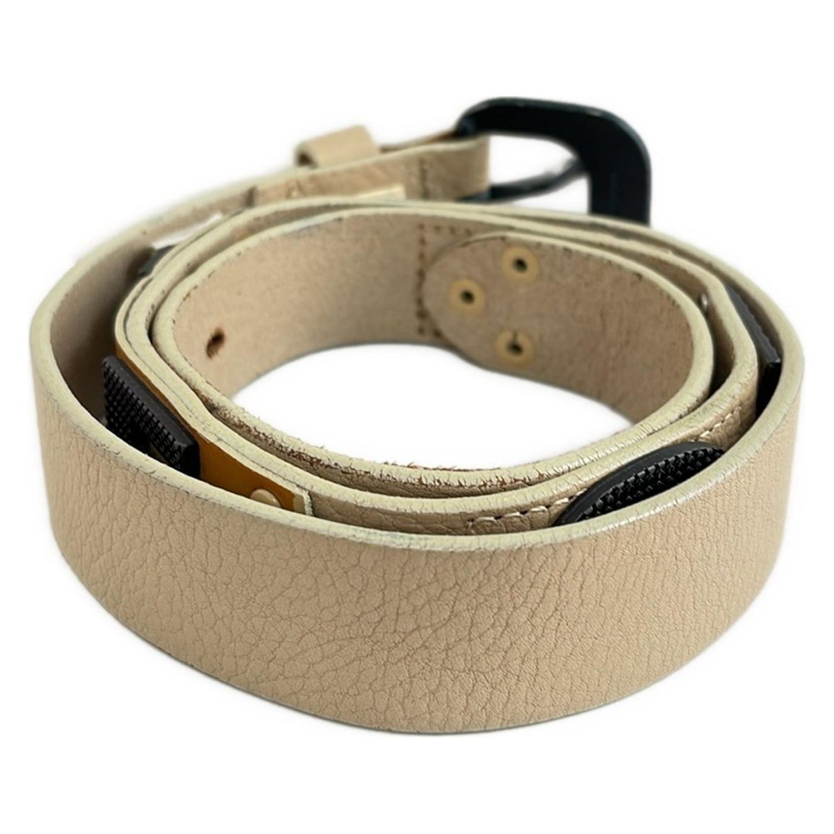 DIESEL(ディーゼル) ベルト 85 - ベージュ レザー DIESEL ベルト