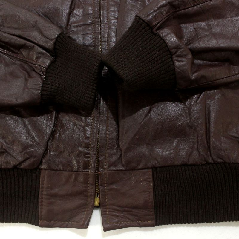70s vintage Jean Pierre 無地 ライナー付き レザージャケット メンズ