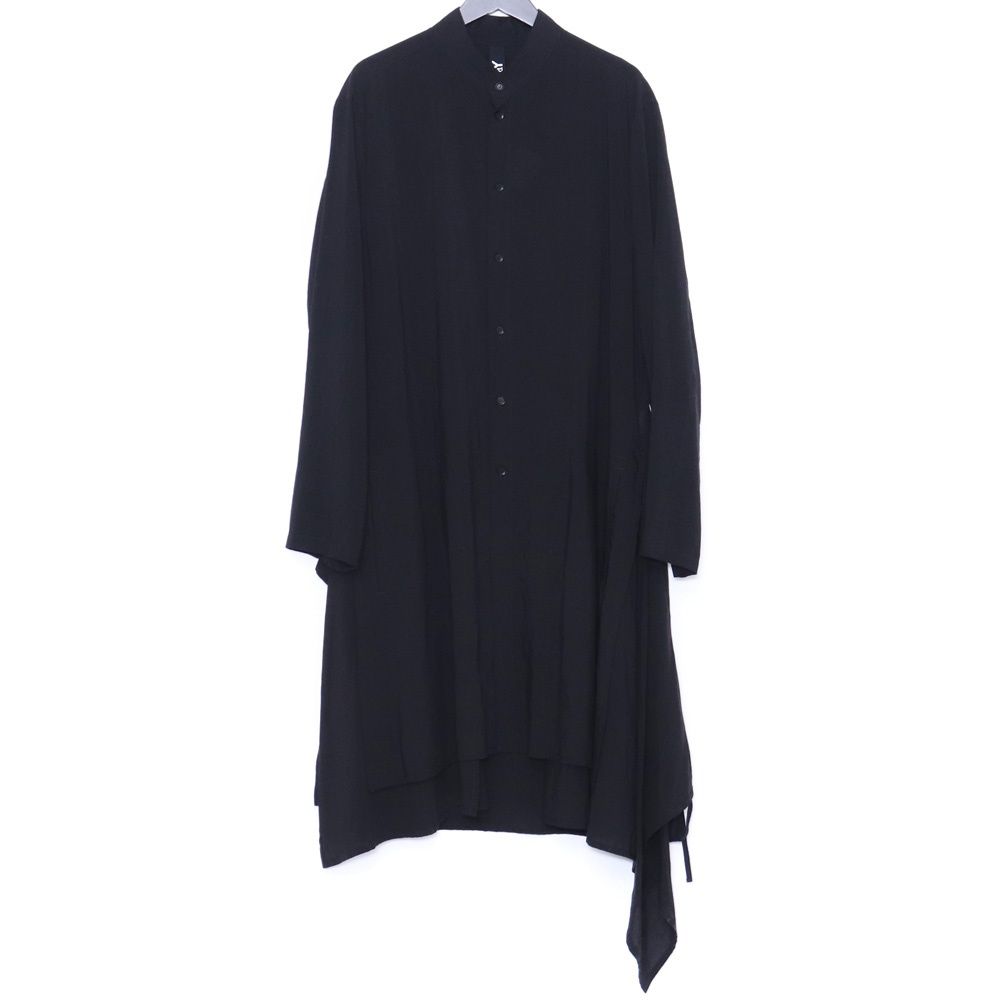 Ground Y黒 長袖シャツ 未使用　サイズ3 GROUND Y ロング 長袖シャツ サイズ3 ブラック GS-B09-200 - メルカリ