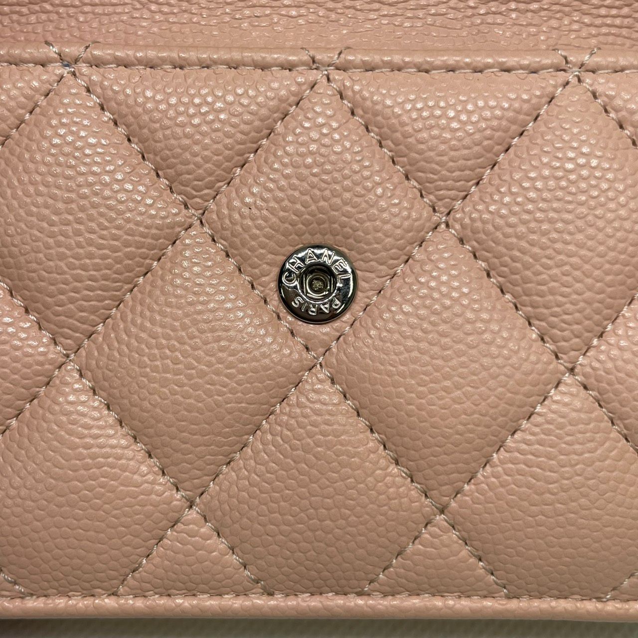 シャネル 三つ折り財布 キャビアスキン スモールフラップウォレット 正規品❣️ シャネル 三つ折り財布 クラシック スモール フラップ ウォレット