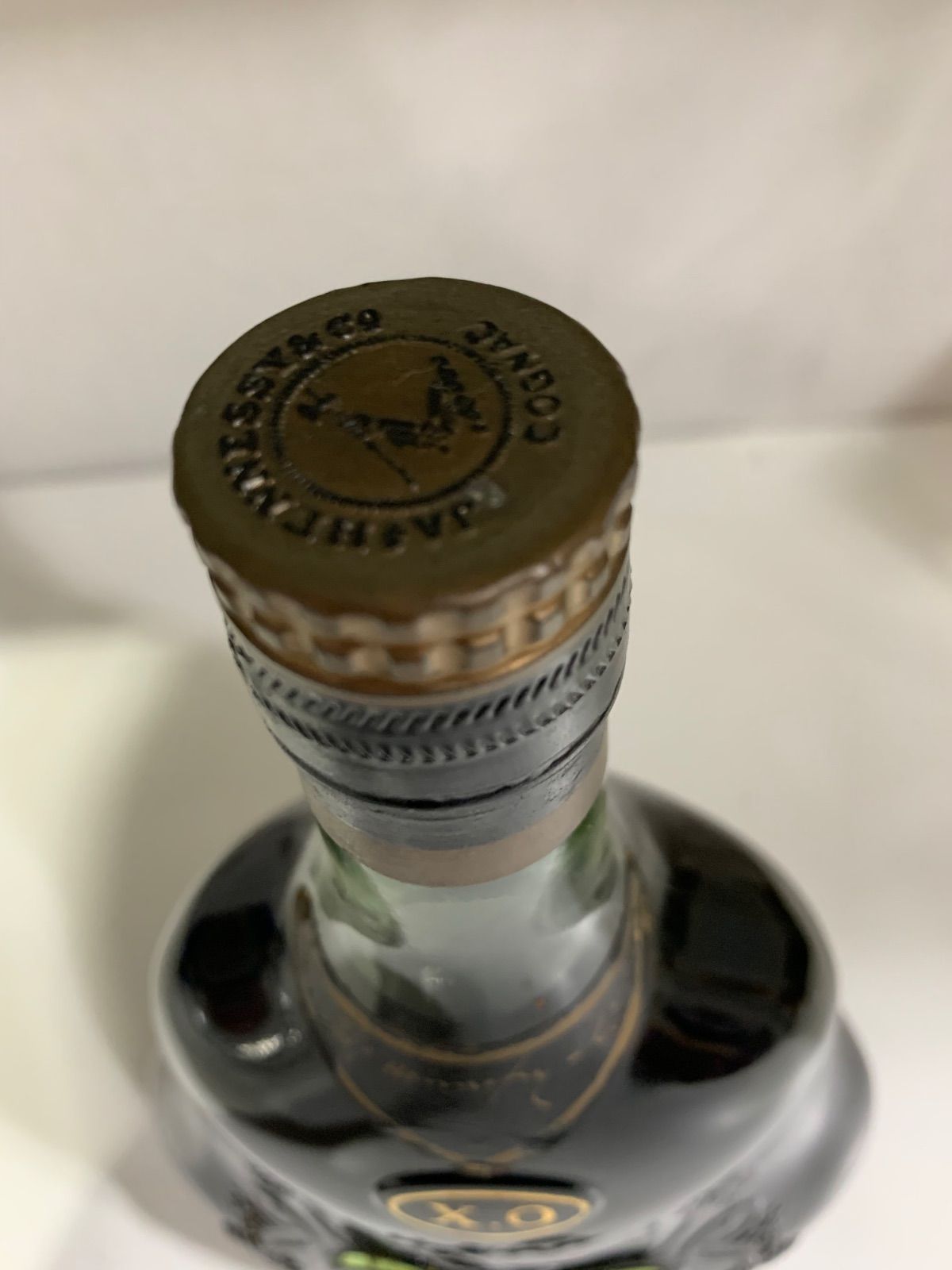 JAsHENNESSY XO 金キャップ グリーンボトル 700ml - メルカリ