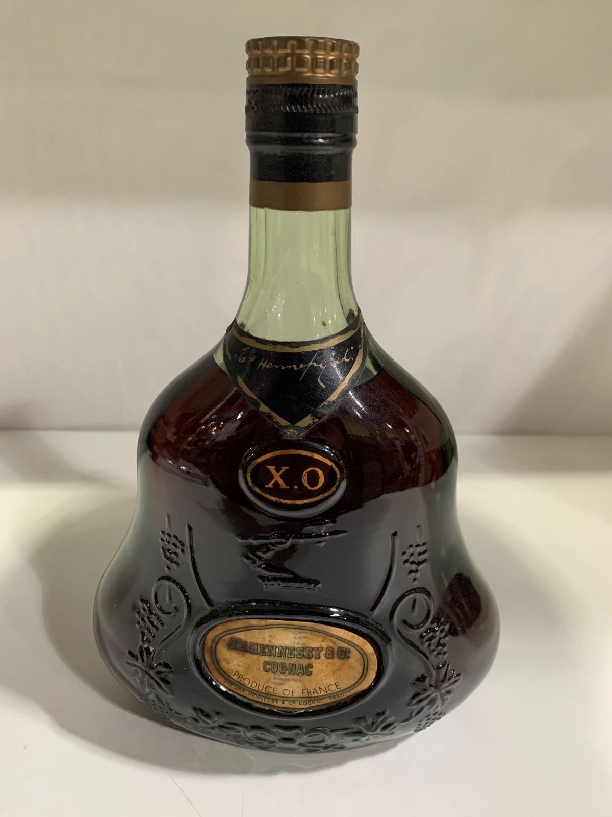 JAsHENNESSY XO 金キャップ グリーンボトル 700ml - メルカリ